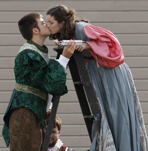 Zack Meyer & Erin O'Connor in Bard in the Barn's R&J (2007)