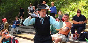 Jared McDaris as Jaques in 2012's As You Like It.