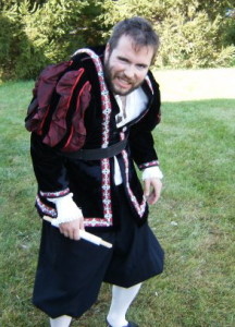 Glen Wall as Richard III in 2008's Bard In The Barn festival.